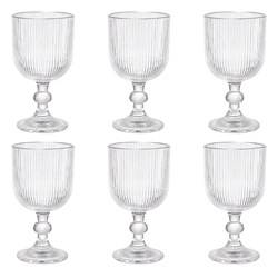 Jogo De 6 Taças Cameratta Borda Dourada 365ml L'He... - BARBIZAN DECORE