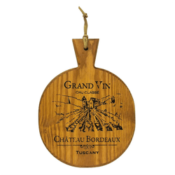  Tábua Queijo Grand Vin Decorativa De Madeira Cozi... - BARBIZAN DECORE