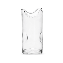 Vaso em Vidro Transparente Minimalista 30cm - 4351 - BARBIZAN DECORE