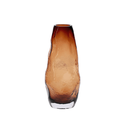 Vaso Roma em Vidro Marrom 32cm - 43525 - BARBIZAN DECORE