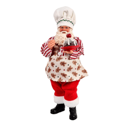 Papai Noel Colecionável Resina Confeiteiro Ginger ... - BARBIZAN DECORE