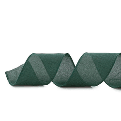 Fita Natalina Aramada Lisa Verde 9,14m 6,3cm - 364... - BARBIZAN DECORE