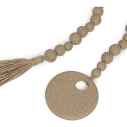 Colar De Mesa Decorativo Polirresina Bege Mart Beg... - BARBIZAN DECORE