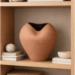 Vaso Decorativo Moderno Terracota 20,5cm Mart - 44... - BARBIZAN DECORE