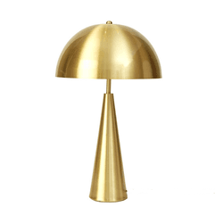 Abajur Em Metal Dourado Decoração Moderno Bivolt 5... - BARBIZAN DECORE