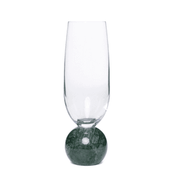 Jogo de Taças para Champanhe em Cristal com Base e... - BARBIZAN DECORE