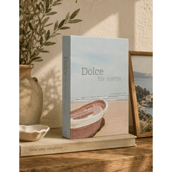 Livro Caixa Dolce Far Niente Italia Luxo Decoração... - BARBIZAN DECORE