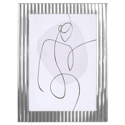 Porta Retrato Mdf Jolie 13x18cm Prata - 97012002 - BARBIZAN DECORE