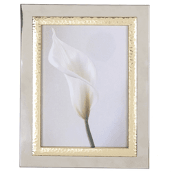 Porta Retrato Metal Double 13x18cm Prata e Dourado... - BARBIZAN DECORE