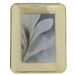 Porta Retrato Metal Infinity 10x15cm Dourado - 98... - BARBIZAN DECORE