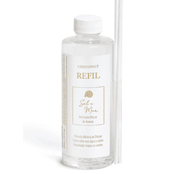 Refil Difusor De Aromas C Varetas Sal E Mar Greens... - BARBIZAN DECORE
