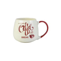 Caneca Morning Coffee Break Em Cerâmica 350ml - 43... - BARBIZAN DECORE