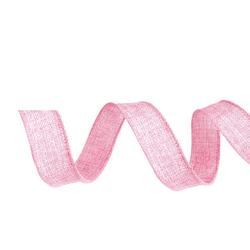 Fita Natalina Aramada Juta Rosa 3,8cmx9,14m - 4133 - BARBIZAN DECORE