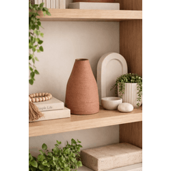 Vaso Decorativo Moderno Terracota 21cm - 44744 - BARBIZAN DECORE