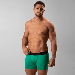 28047 - Cueca Boxer em microfibra - Verde - Duzani