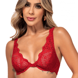 27902 - Conjunto com aro e sem bojo. Calcinha fio.... - Duzani