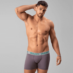 28049 - Cueca Boxer em microfibra - Cinza - Duzani