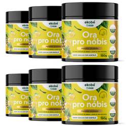 Kit 6 Ora Pro Nóbis - Abacaxi com Hortelã - Proteí... - Loja Ekobé