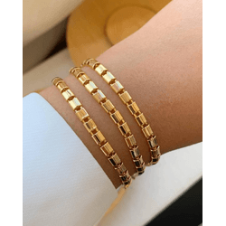 Pulseira trabalhada - P33690 - Lojas das Revendedoras