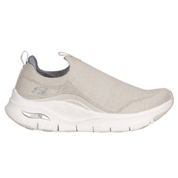 Tênis Skerchers Archfit Creme Feminino - 149776BRO... - Loja Over 7