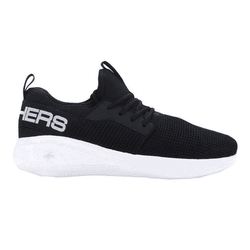 Tênis skechers go run fast valor preto/branco masc... - Loja Over 7