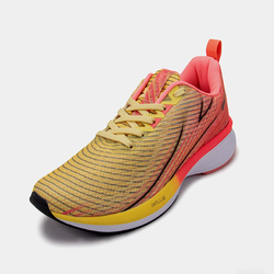 Tênis Lynd Gravit Storm - Amarelo/Coral - 6422107 - Loja Over 7