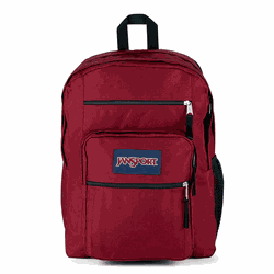 Mochila Jansport Big Student Backpack Russet Red -... - Loja Over 7