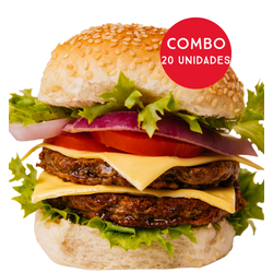 Combo Vegburger churrasco 20 unidades - MR VEGGY