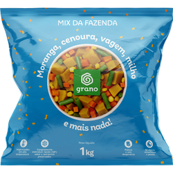 MIX FAZENDA CONGELADO GRANO 1KG - MR VEGGY