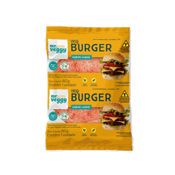 Hambúrguer Vegburger sabor carne (individual) - MR VEGGY