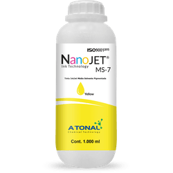 TINTA SOLVENTE NanoJet MS-7 - YELLOW 1L - Loja NanoJet