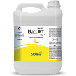 TINTA SOLVENTE NanoJet MS-7 - YELLOW 5L - Loja NanoJet