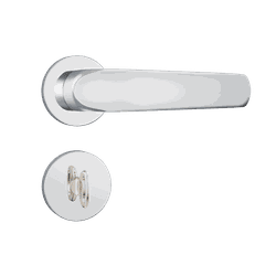 Stam Fechadura 823/09 Roseta Inox Banheiro - 08549 - Lojas Coimbra