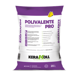 Argamassa Kerakoll Polivalente Pro 20Kg - Branca -... - Lojas Coimbra