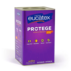 Tinta Eucatex Protege Acrílico Premium - 18L (Bran... - Lojas Coimbra