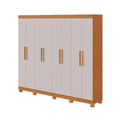 GUARDA ROUPA 8 PORTAS ANDARA SOFT C/PES PVC AMENDO... - Lojas Premium