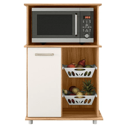 BALCÃO MULTIUSO MALU COM FRUTEIRA FREIJO/OFF NICI... - Lojas Premium