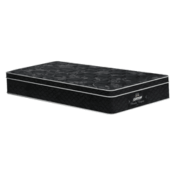 COLCHÃO SOLTEIRO PEROLA NEGRA 0,88X1,88 PRETO GAZI... - Lojas Premium