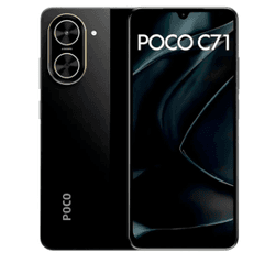 CELULAR XIAOMI POCO C71 128GB 4GB RAM PRETO - 1372 - Lojas Premium