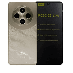 CELULAR XIAOMI POCO C75 256GB 8GB RAM DOURADO - 14... - Lojas Premium