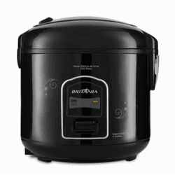 PANELA DE ARROZ BRITÂNIA PA5 PRIME 400W PRETO 127V... - Lojas Premium