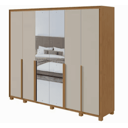 GUARDA ROUPAS IMPERATORE 6 PORTAS 6 GAVETAS C/ ESP... - Lojas Premium