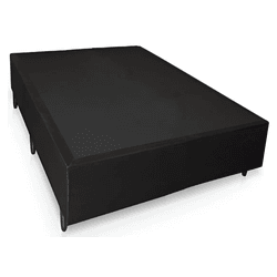 BASE BOX CASAL SOMMIER JACQUARD 1,88X1,38 PRETO - ... - Lojas Premium