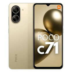 CELULAR XIAOMI POCO C71 128GB 4GB RAM GOLD - 13722 - Lojas Premium