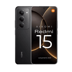 CELULAR XIAOMI REDMI 15 128GB 6GB RAM PRETO - 1438 - Lojas Premium