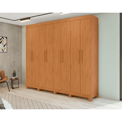 GUARDA ROUPA 8 PORTAS ANDARA SOFT C/PES PVC AMENDO... - Lojas Premium