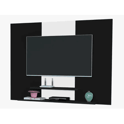 PAINEL TOPAZIO 1,20M PRETO / BRANCO MOVEIS SÃO MIG... - Lojas Premium