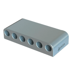 Rack de Alumínio para 6 Seringas de 20ml - 27300 - WTA Medical 