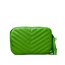 Bolsa Anna Couro Verde Primavera - Look My Bag