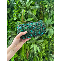 Clutch Charlotte Luxo Esmeralda - Look My Bag